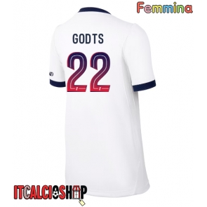 Paris Saint-Germain Mika Godts #22 Seconda Maglia Femmina 2026-27 Manica Corta